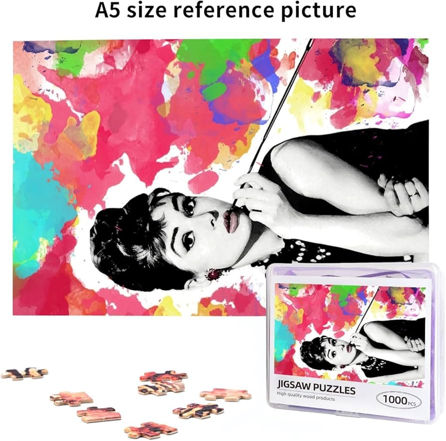 Amazon.co.jp: ジグソーパズル 1000ピース オードリー・ヘップバーン